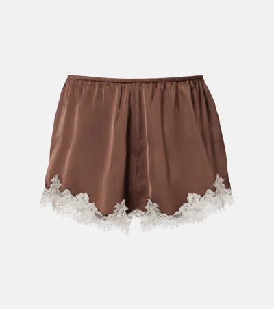 Faithfull Marisol Shorts In Brown
