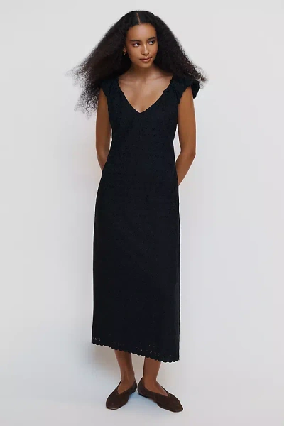 Faithfull Nuria Midi Dress In Blue