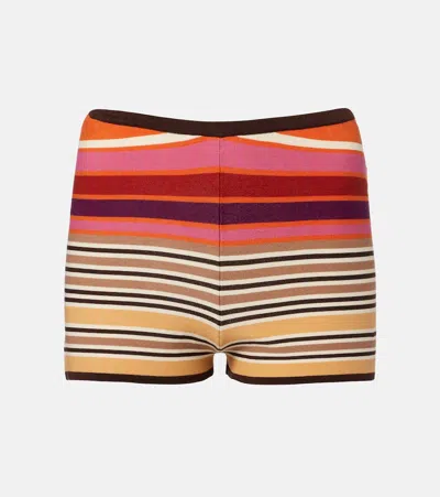 Faithfull Playa Striped Shorts In Multi