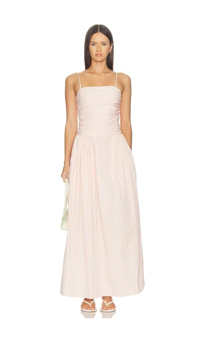 Faithfull Portlligat Maxi Dress In Neutral