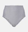 Faithfull Reyes Gingham Bikini Bottoms In Multi