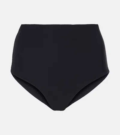 Faithfull Reyes High-rise Bikini Bottom In Black
