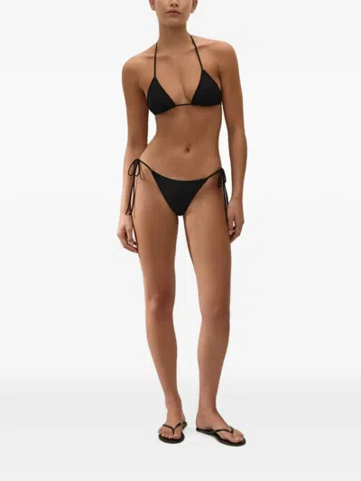 Faithfull Sete Triangle-cup Bikini Top In Black