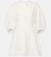 Faithfull Soleil Linen Minidress In White