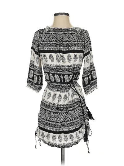 Pre-owned Faithfull The Brand 3/4 Sleeve Blouse In Gray