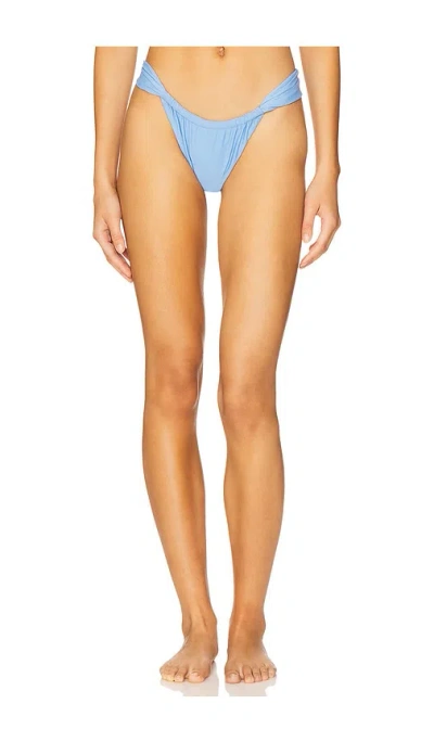 Faithfull The Brand Andez Bikini Bottom In Blue