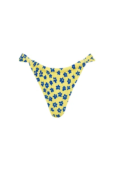 Faithfull The Brand Andez Bikini Bottoms In Yellow