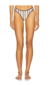 Faithfull The Brand Ania Bikini Bottom In Meleu Stripe Multi
