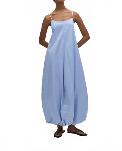 Faithfull The Brand Aniela Maxi Dress In Soft Blue In Multi