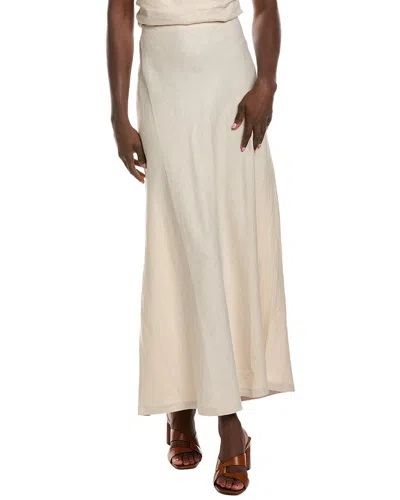 Faithfull The Brand Antibes Linen Maxi Skirt In Beige