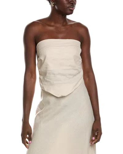 FAITHFULL THE BRAND FAITHFULL THE BRAND ANTIBES LINEN TOP