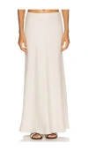 Faithfull The Brand Antibes Maxi Skirt In 沙色