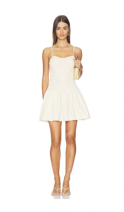 Faithfull The Brand Araceli Mini Dress In White
