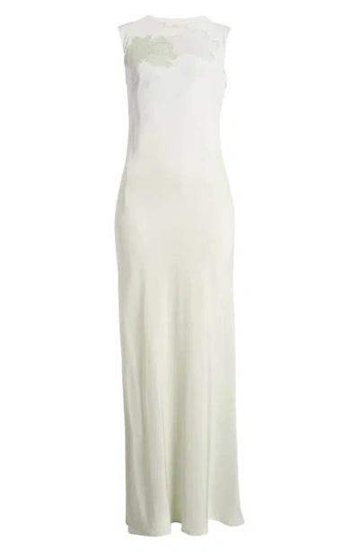 Faithfull The Brand Biarritz Sleeveless Silk Maxi Dress In White