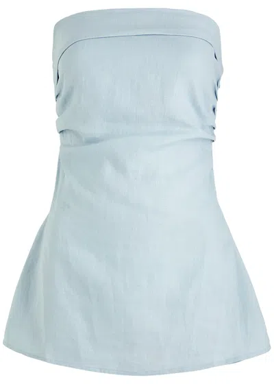 Faithfull The Brand Boe Strapless Linen Top