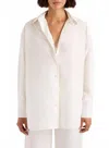 Faithfull The Brand Capri Cotton Shirt In White In White