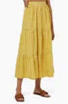 Faithfull The Brand Casella Midi Skirt In Mari Check Print In Multi
