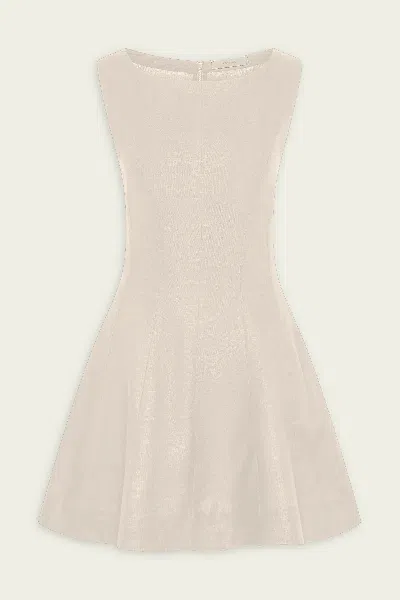 Faithfull The Brand Cerise Mini Dress In Natural
