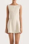Faithfull The Brand Cerise Mini Dress In Natural In Neutral