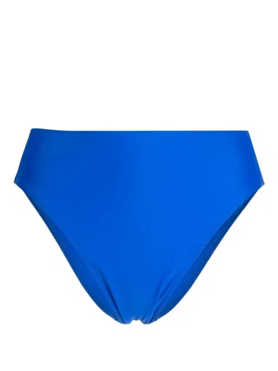 Faithfull The Brand Chania Bikini Bottoms In Blue