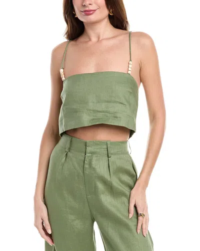 FAITHFULL THE BRAND FAITHFULL THE BRAND CHIANTI LINEN TOP