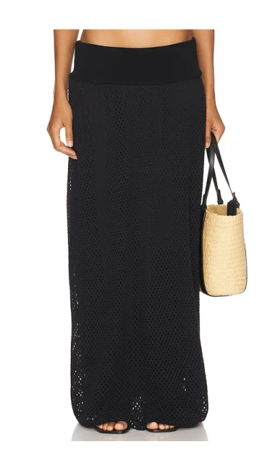 Faithfull The Brand Ciele Maxi Skirt In 黑色
