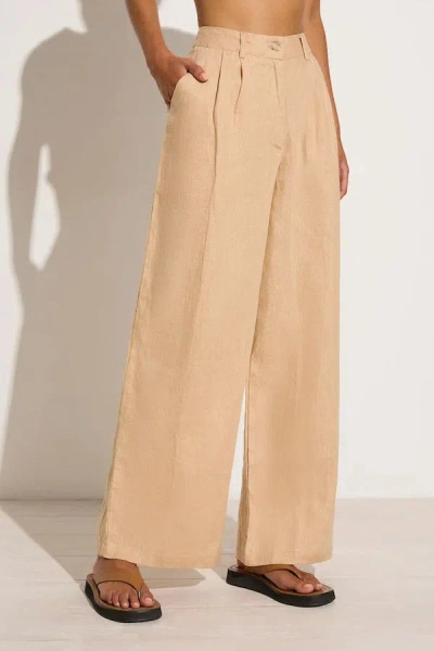 Faithfull The Brand Circa Pants Wheat In Brown