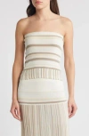 Faithfull The Brand Citara Strapless Top In White
