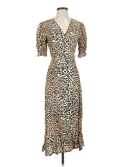 Faithfull The Brand Cocktail Dress In Tan