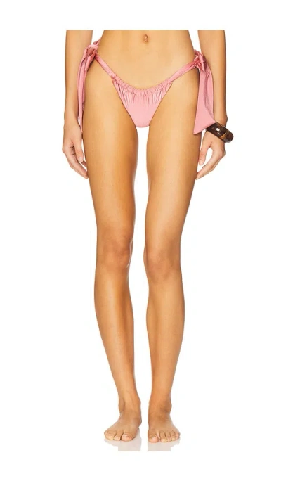 Faithfull The Brand Costa Bikini Bottom In Pink