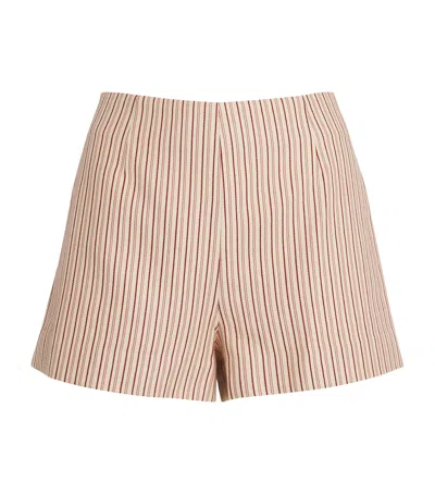 FAITHFULL THE BRAND COTTON NOTO HIGH-WAIST SHORTS