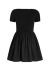 Faithfull The Brand Deboni Cotton-poplin Mini Dress