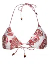 Faithfull The Brand Delle Bikini Top In Multicolour