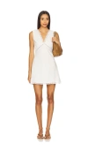 Faithfull The Brand Denise Mini Dress In White