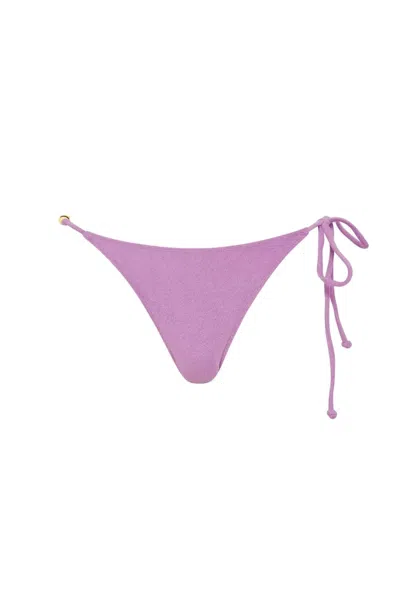 Faithfull The Brand Di Mari Bikini Bottoms Grape In Purple