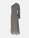 Faithfull The Brand Gino Silk Maxi Dress In Black