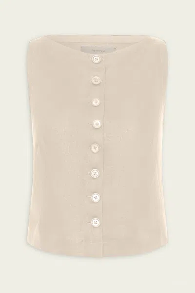 Faithfull The Brand Elia Top In Natural