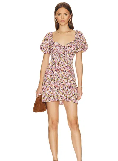 Faithfull The Brand Elissa Mini Dress Cala Nika Floral In Multi