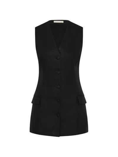 Faithfull The Brand Eloise Vest In Black