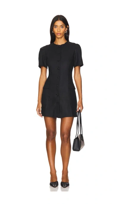 Faithfull The Brand Emma Mini Dress In Black