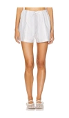 Faithfull The Brand En Vau Short In Striped Soft Blue