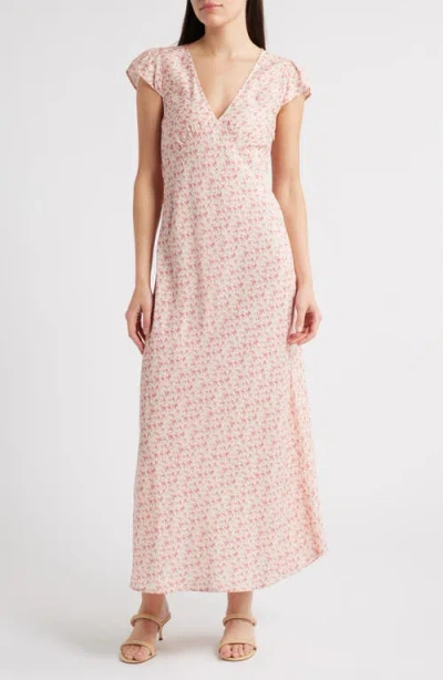 Faithfull The Brand Esson Midi Dress In Gray