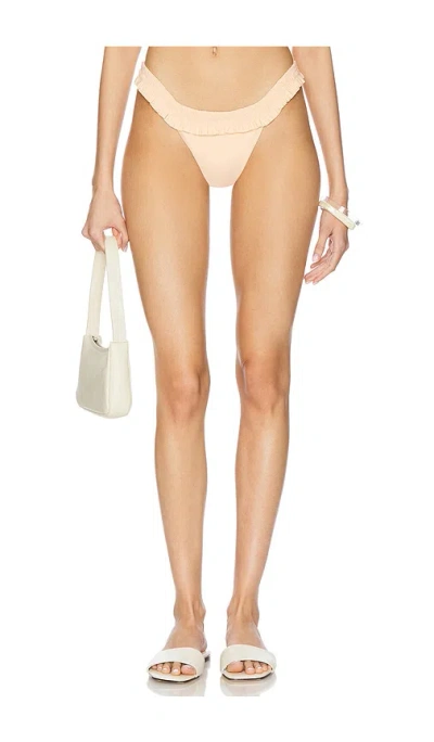 Faithfull The Brand Esterel Bikini Bottom In Butter