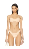 Faithfull The Brand Esterel Bikini Top In Butter