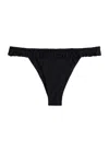 Faithfull The Brand Esterel Frill Bikini Briefs In Black