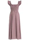 Faithfull The Brand Eudora Gingham Smocked Stretch Cotton Sundress