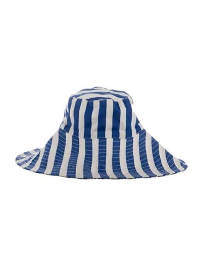 Pre-owned Faithfull The Brand Faithfull Bucket Hat In Blue
