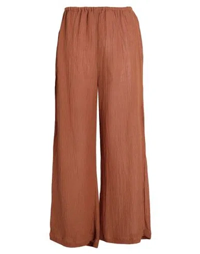 Faithfull The Brand Faithfull Woman Pants Tan Size 8 Linen, Rayon In Brown