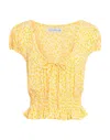Faithfull The Brand Blouses In Yellow