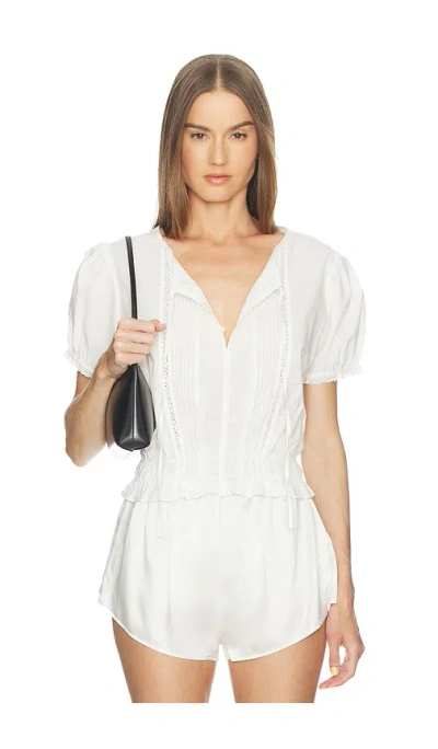 Faithfull The Brand Fiora Blouse In White